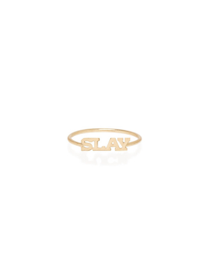 14k Itty Bitty Slay Ring