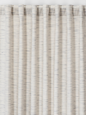 Striation Herringbone Light Filtering Window Curtain Panel - Project 62™