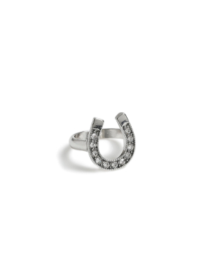 Silver Horseshoe Ring*