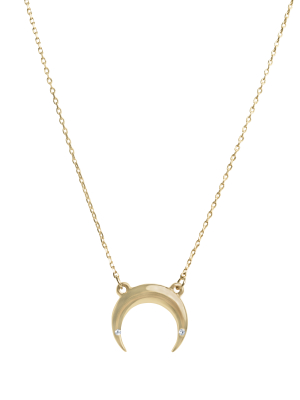 Crescent Necklace | 16 In.