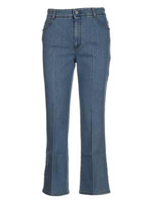 Stella Mccartney Flared Cropped Jeans