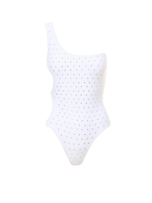 Gcds One Shoulder Swimsuit