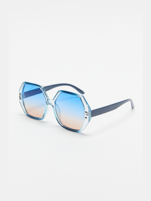 Delmar Oversized Square Sunglasses