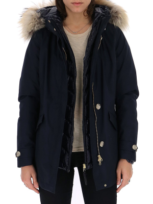 Woolrich Fur Trimmed Hooded Jacket