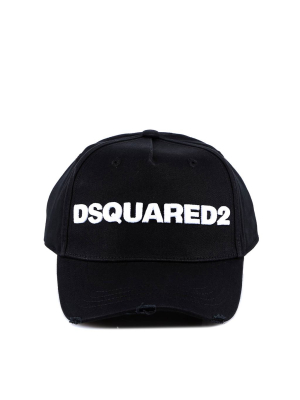 Dsquared2 Logo Embroidered Baseball Cap