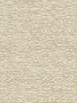 Strata Wallpaper In Tan From The Candice Olson Journey Collection By York Wallcoverings