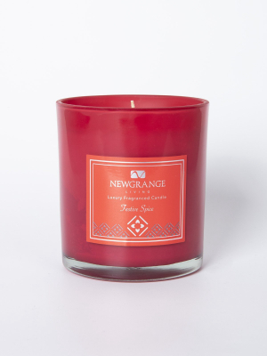 Small Festive Spice Candle