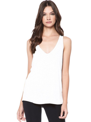 Sub Jersey V Neck Racer Tank