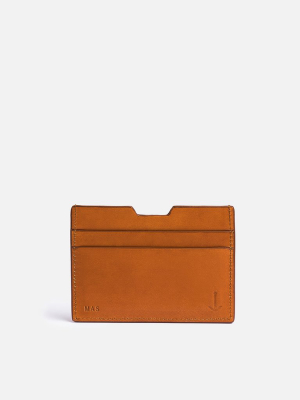 Modern Cardholder, Vintage Cognac