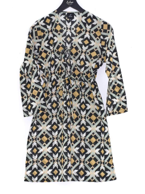 Geo Poolside Tunic Dress