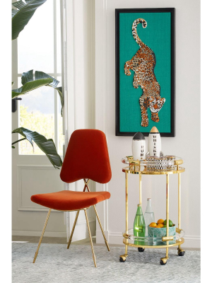 Leopard Beaded Wall Art