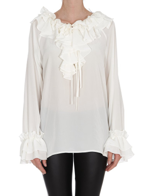 P.a.r.o.s.h. Ruffled Collar Blouse