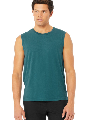 The Triumph Muscle Tank - Mineral Blue