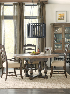 La Grange Ellinger 60in Round Dining Table