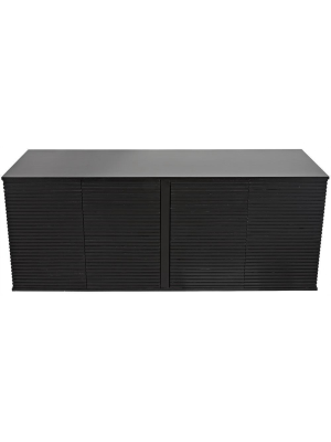 Noir Smith 4 Door Sideboard