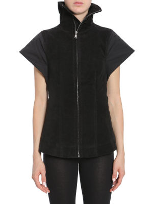 Rick Owens Drkshdw Zipped Turtleneck T-shirt