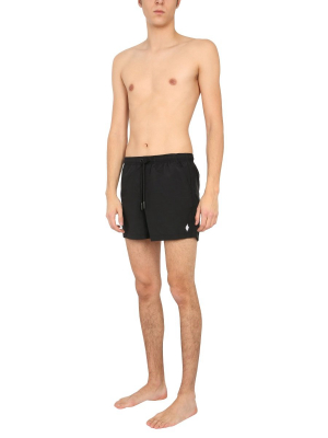 Marcelo Burlon County Of Milan Cross Logo Swim Shorts