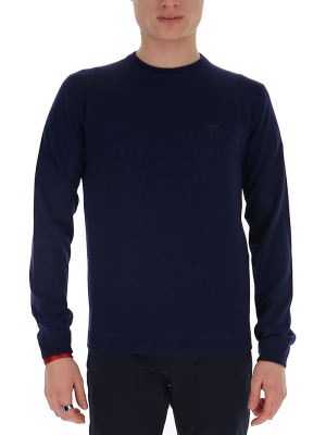 Prada Logo Stitch Detail Sweater