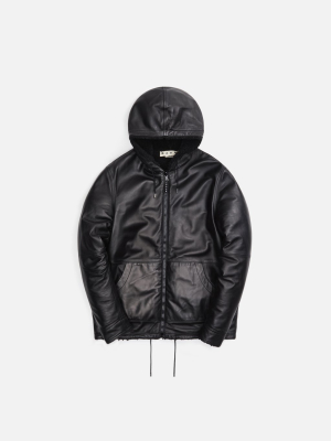 Marni Sport Refined Nappa Leather Jacket - Black