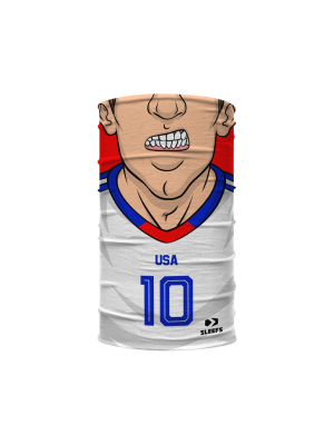 Soccer Player Usa Kids Neck Gaiter