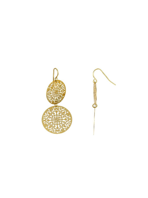 Carol Dauplaise Goldtone Drops