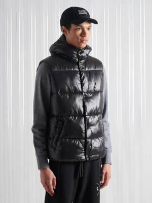 High Shine Padded Gilet