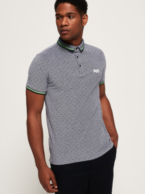 City Jacquard All Over Print Polo Shirt