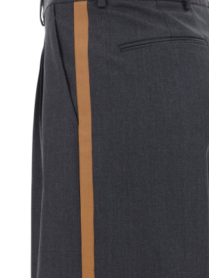 Valentino Side Stripe Bermuda Shorts