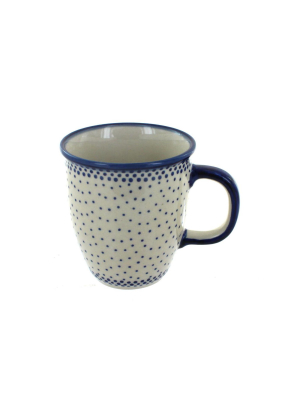 Blue Rose Polish Pottery Small Dots Coffee Mug