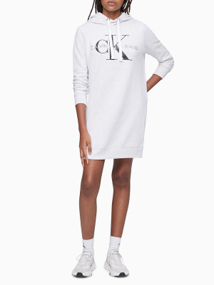 Monogram Logo Hoodie Dress