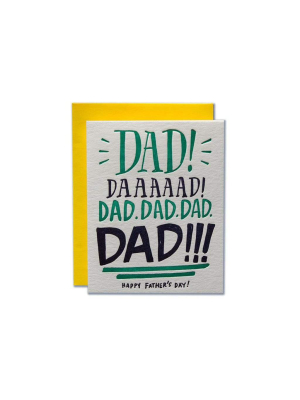 Daaad! Father's Day Card