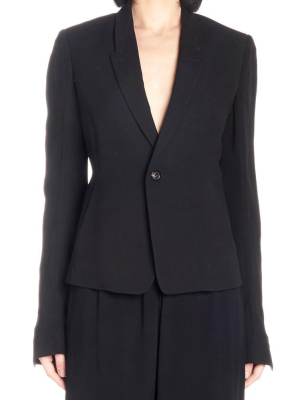 Rick Owens Structured Cut-out Blazer