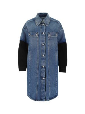 Mm6 Maison Margiela Spliced Sleeve Denim Jacket