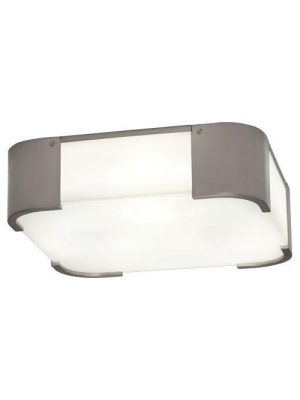 Bryce Flush Mount In Brushed Nickel