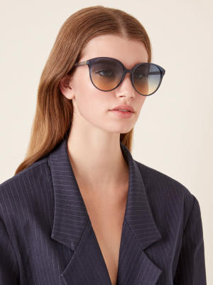 Brook Tree Oversized Acetate Sunglasses