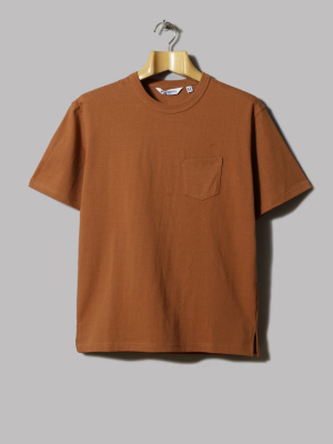 Uniform Bridge Heavyweight Pocket Tee (orange)