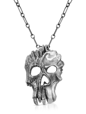 Elder Tree Skull Pendant