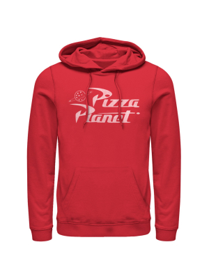 Men's Toy Story Pizza Planet Logo Pull Over Hoodie