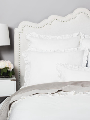 Soft White Vienna Duvet Cover