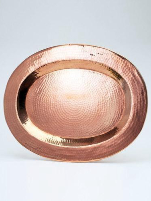 Copper Thessaly Oval Platter