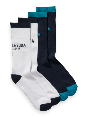 2-pack Cotton-blend Crew Socks