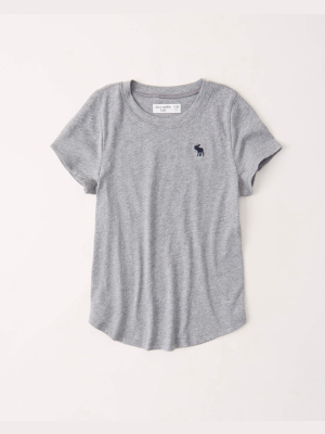 Curved Hem Icon Tee