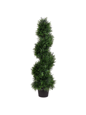 Vickerman Artificial Cedar Spiral Trees