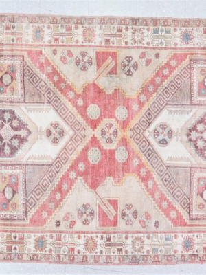 Turkish Oushak Rug 5'1" X 11'2"