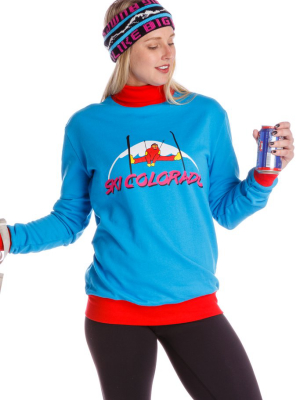 100 Days This Season | Gals Ski Colorado Vintage Turtleneck