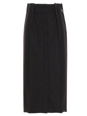 Fendi Belted Midi Skirt