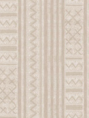 Kotobi Wallpaper In Beige By Christiane Lemieux For York Wallcoverings