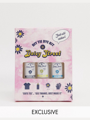 Daisy Street Relaxed T-shirt With Daisy Print Diy Tie-dye Kit