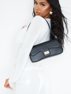 Black Envelope Shoulder Bag