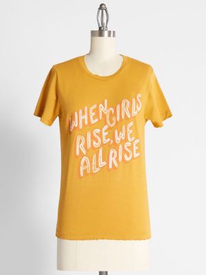 Modcloth X Dazey L.a. We All Rise Graphic Tee